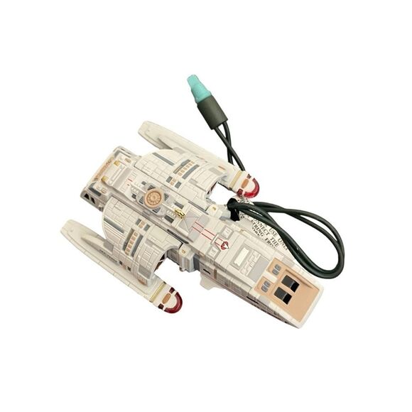Hallmark Keepsake 1999 Star Trek Runabout USS Rio Grande Voice & Light Ornament - Picture 3 of 5